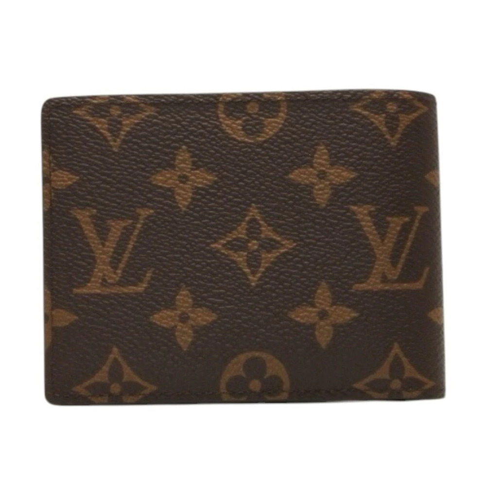 LOUIS VUITTON Portefeuille Multiple bi fold wallet Monogram Brown